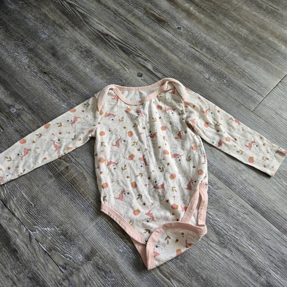 18M Girls Pink and Cream Kids One Piece